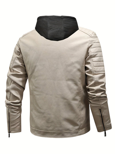 David | Fashionable Windproof Leather jacket