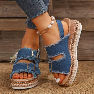 Amelie | Casual Denim Sandal