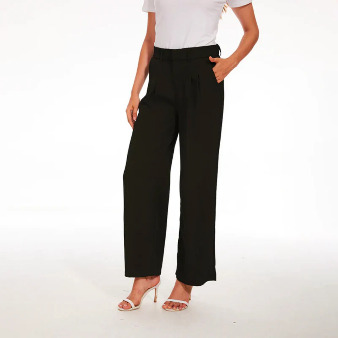 Wendy | Women's Wide Leg High-Coated Pants 3