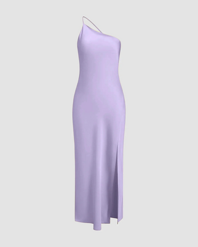 Variant image for Maliah | Long Satin Party Dress for Women-16