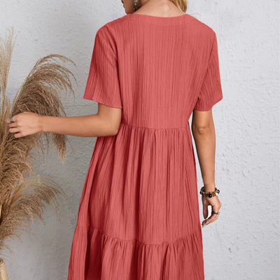 Hazel | Flowing & flattering pleated dress