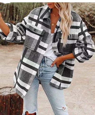 Heidi | Trendy Plaid Shirt