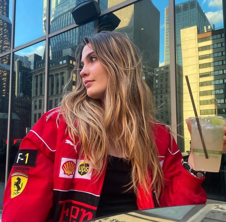 Abby | Sporty Style Ferrari Racer Jacket