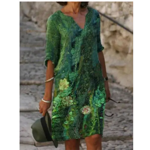 Variant image for Evelyn Floral Mini Dress | Women's Summer Dress for Casual and Formal Occasions-7