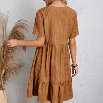 Hazel | Flowing & flattering pleated dress