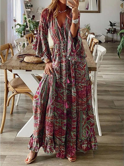 Patricia | Maxi Dress with Extended Sleeves