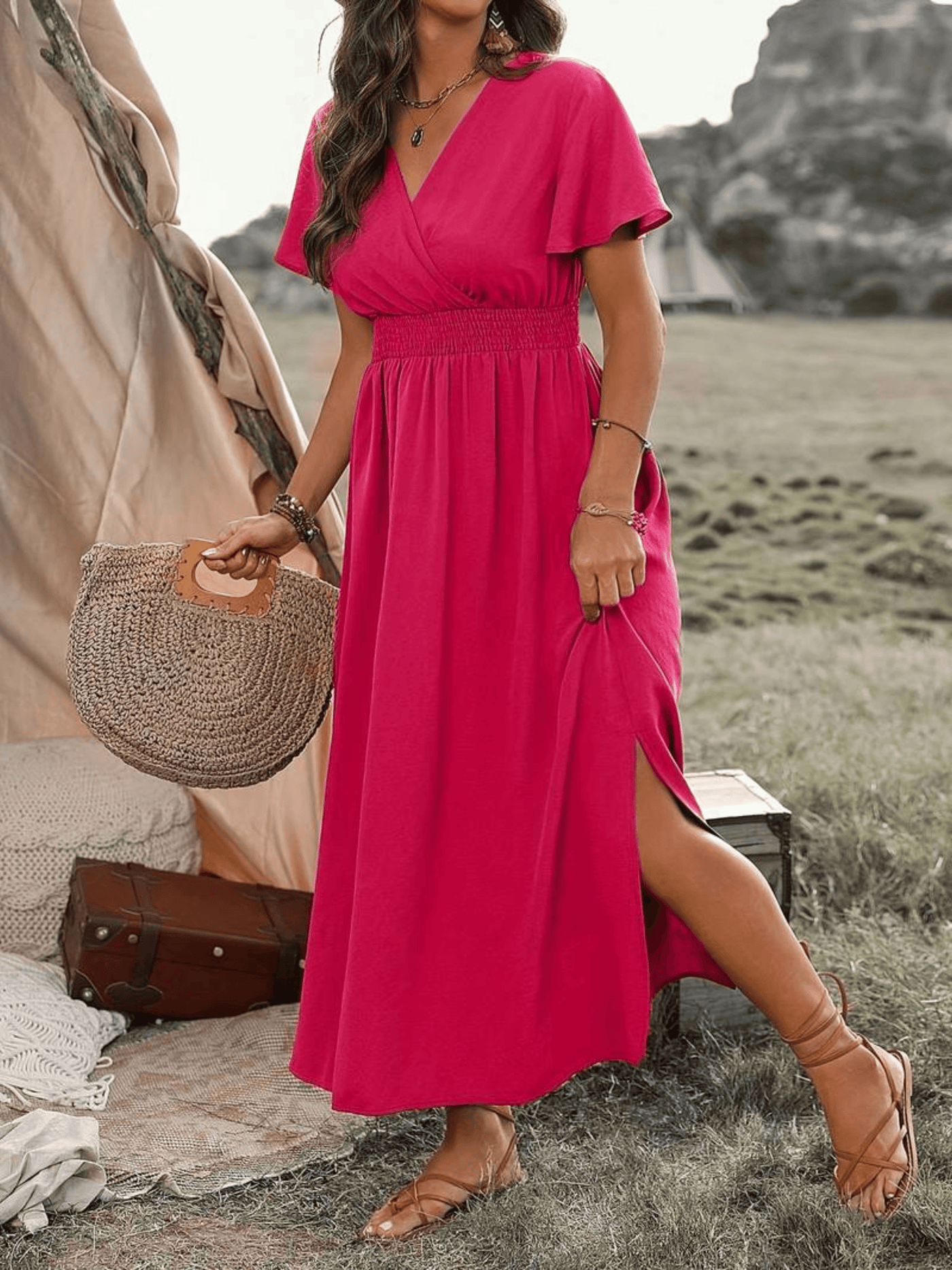 Brenda | Plus Size Midi Dress