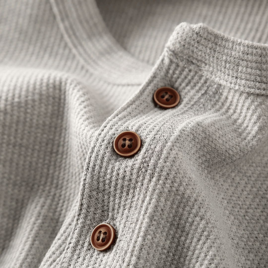 Charles | Heritage Cotton Henley T-Shirt