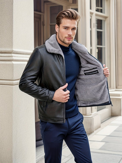 Mark | Comfortable Warm Leather Jacket