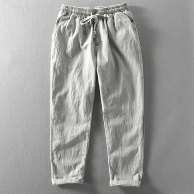 Aaron | Casual Linen Trousers