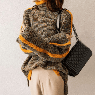 Ravelyn | Melange Knit Turtleneck