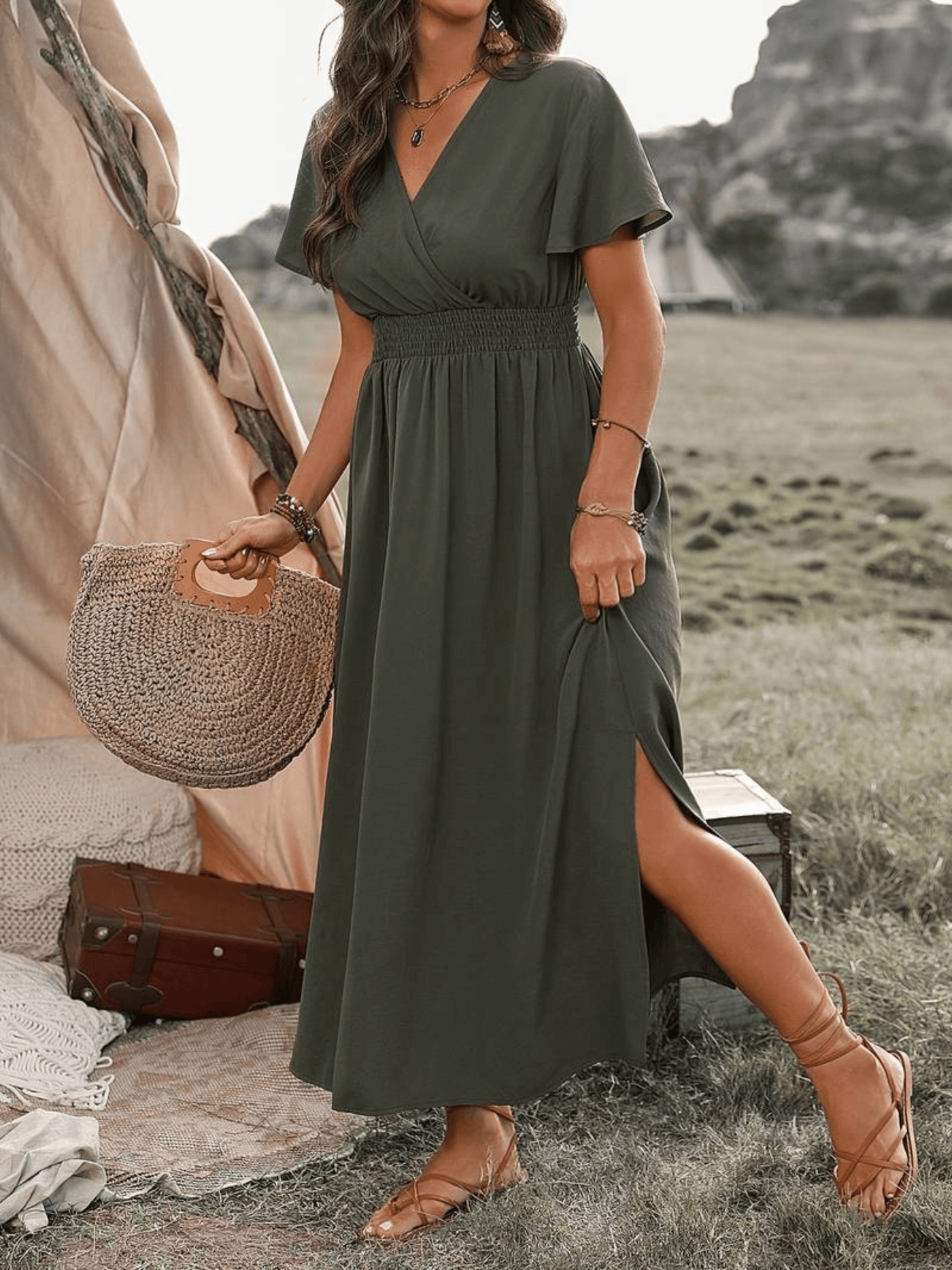 Brenda | Plus Size Midi Dress