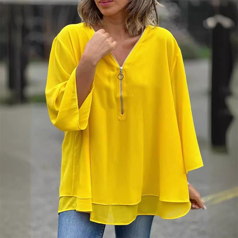 Aria | Chiffon Blouse for Women - Elegant Summer Top 3