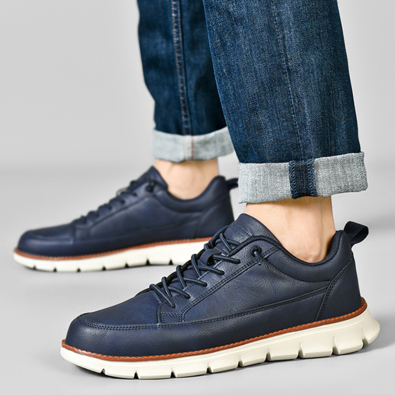 Jordan | Elegant Leather Sneakers