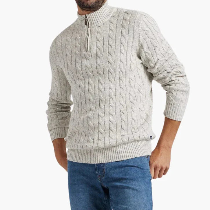 Cameron | Comfortable half-zip winter sweater