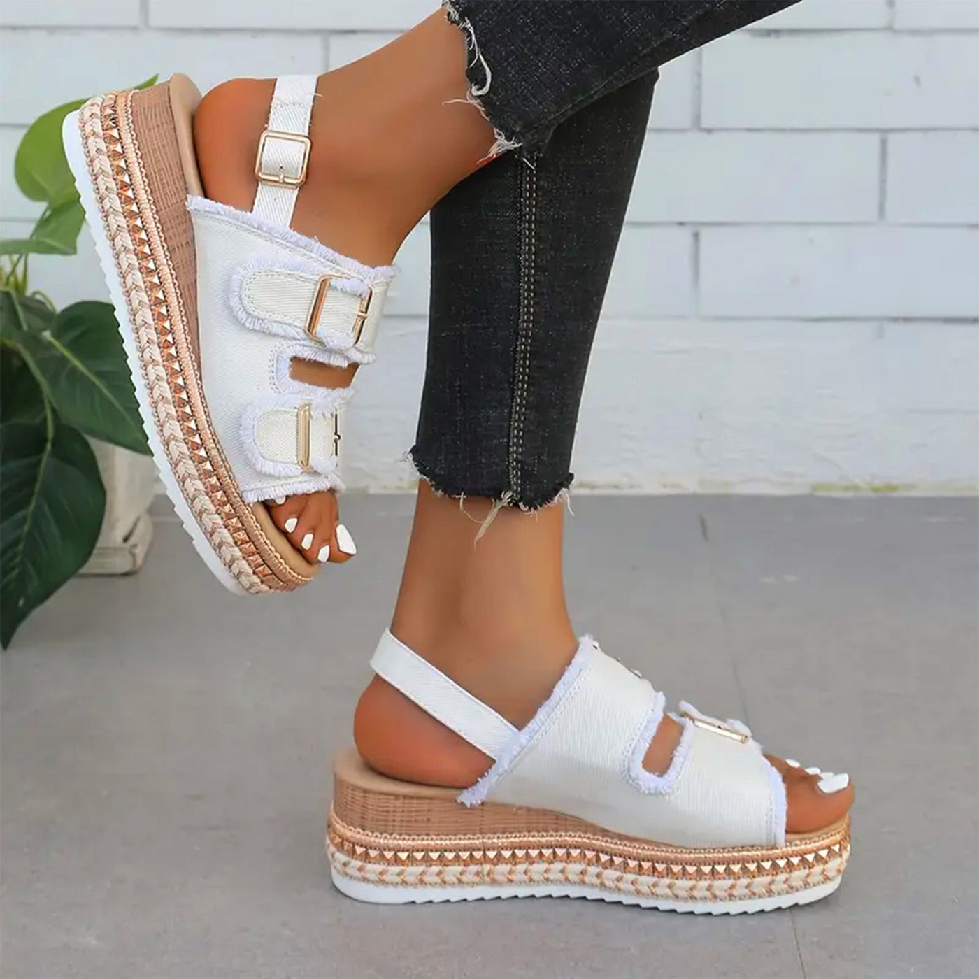 Amelie | Casual Denim Sandal