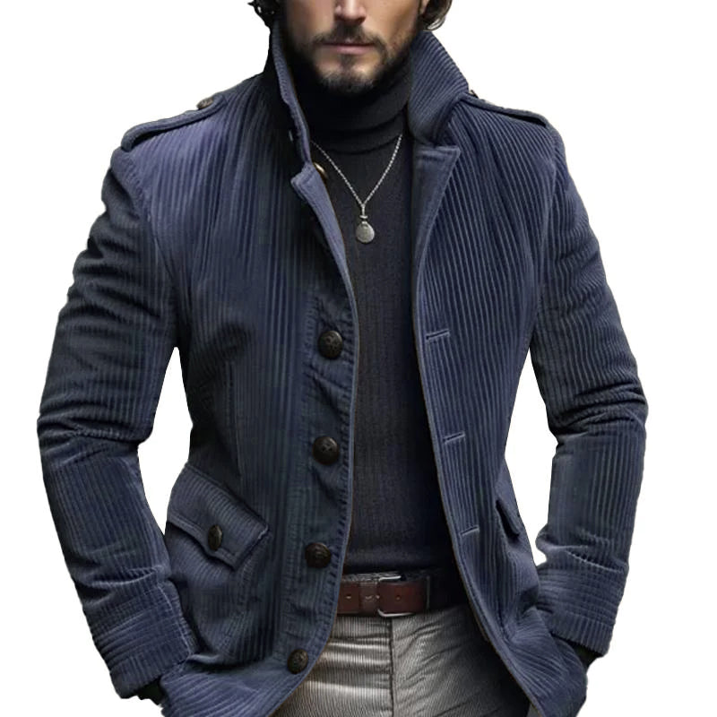 Charlie | Corduroy Single Breasted Blazer