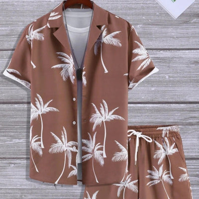 Jorden | Summer Set for Men - Tropical Shirt and Shorts Ensemble 6