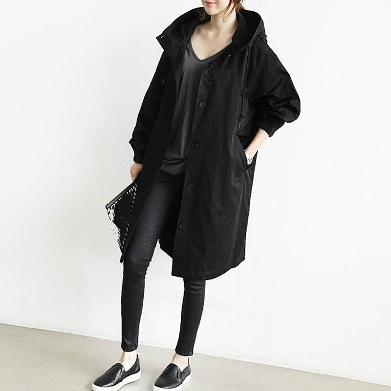 Sophia | Fashionable long trench coat