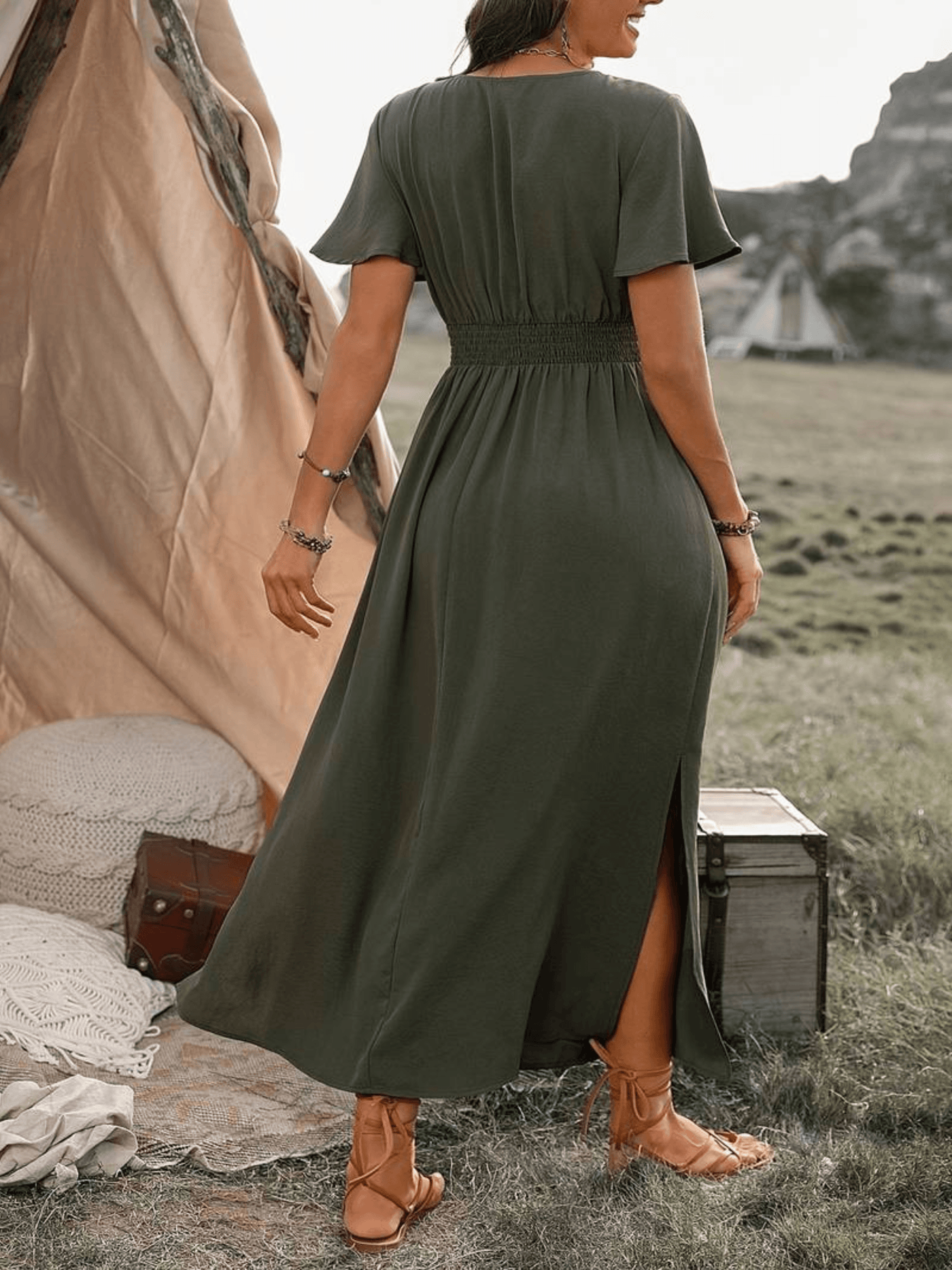 Brenda | Plus Size Midi Dress