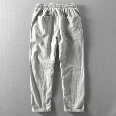 Aaron | Casual Linen Trousers