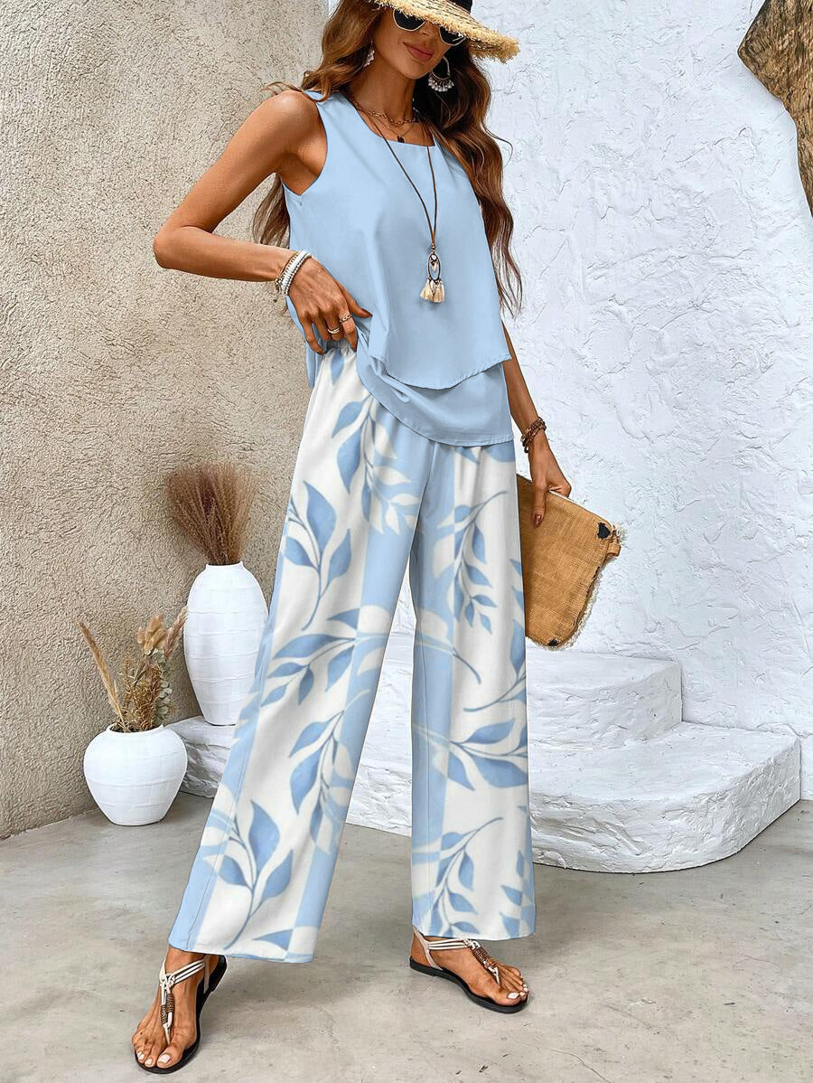 Victoria | Women's Loungewear Set – Two Piece Summer Ensemble 2