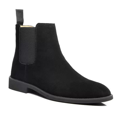 Stephanie | Luxury Calf Suede Chelsea Boots