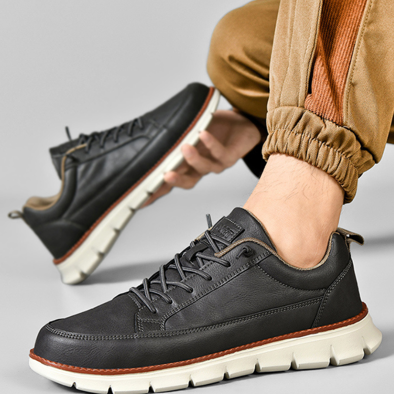 Jordan | Elegant Leather Sneakers