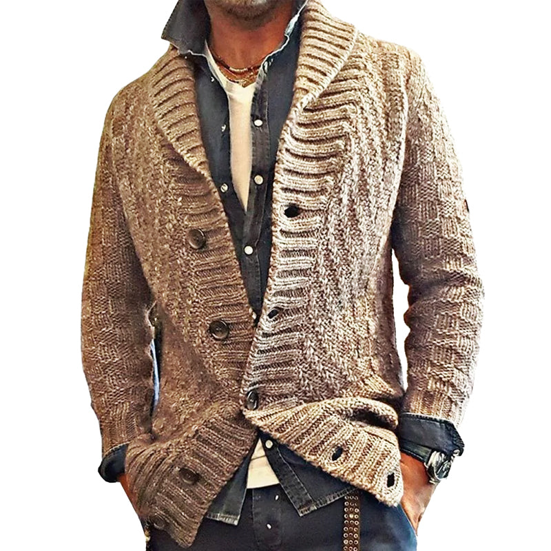 Xavier | COMFORTABLE LAPEL KNIT JACKET