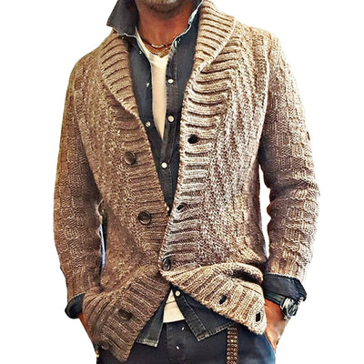 Xavier | COMFORTABLE LAPEL KNIT JACKET