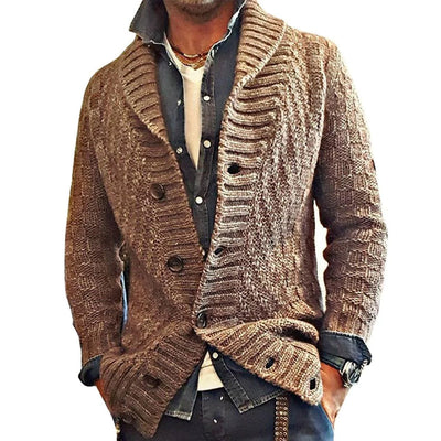 Xavier | COMFORTABLE LAPEL KNIT JACKET