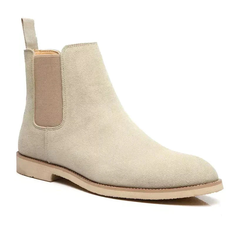 Stephanie | Luxury Calf Suede Chelsea Boots