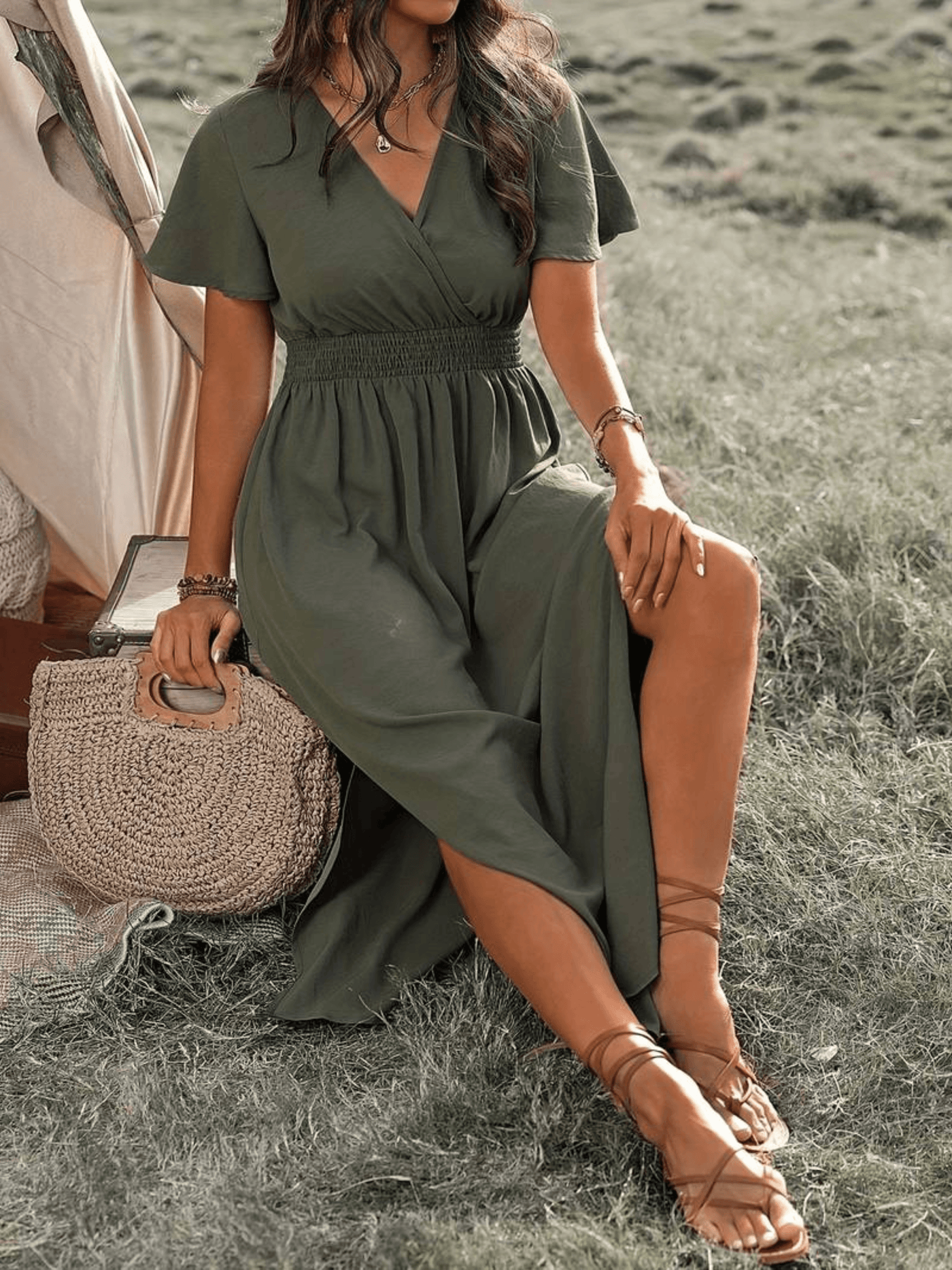 Brenda | Plus Size Midi Dress