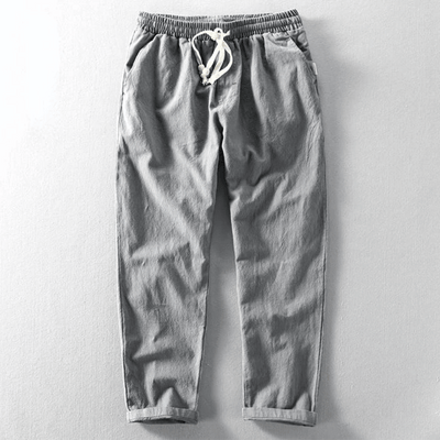 Aaron | Casual Linen Trousers