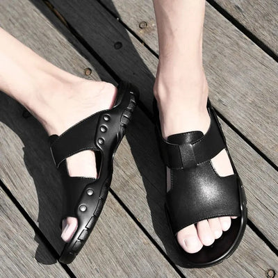 David | Durable leather sandals