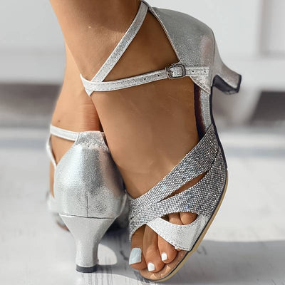 Eva | Elegant sequin heels