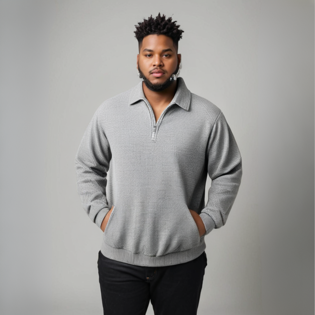 Terrell | Vintage zip-up sweater