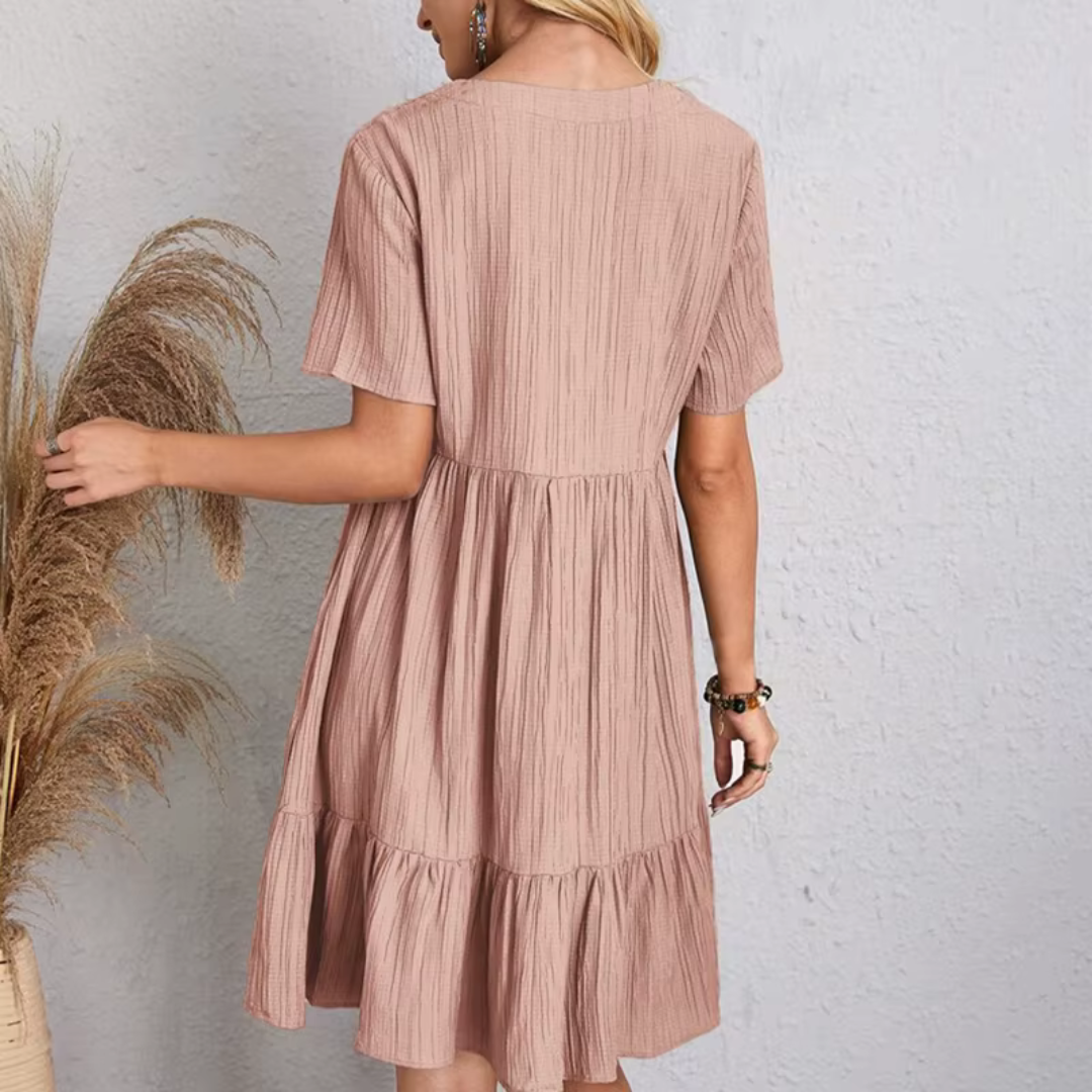 Hazel | Flowing & flattering pleated dress