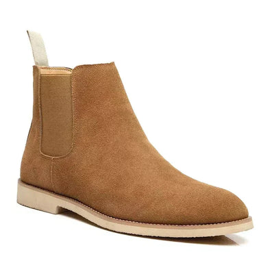 Stephanie | Luxury Calf Suede Chelsea Boots