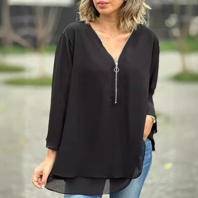 Aria | Chiffon Blouse for Women - Elegant Summer Top 1