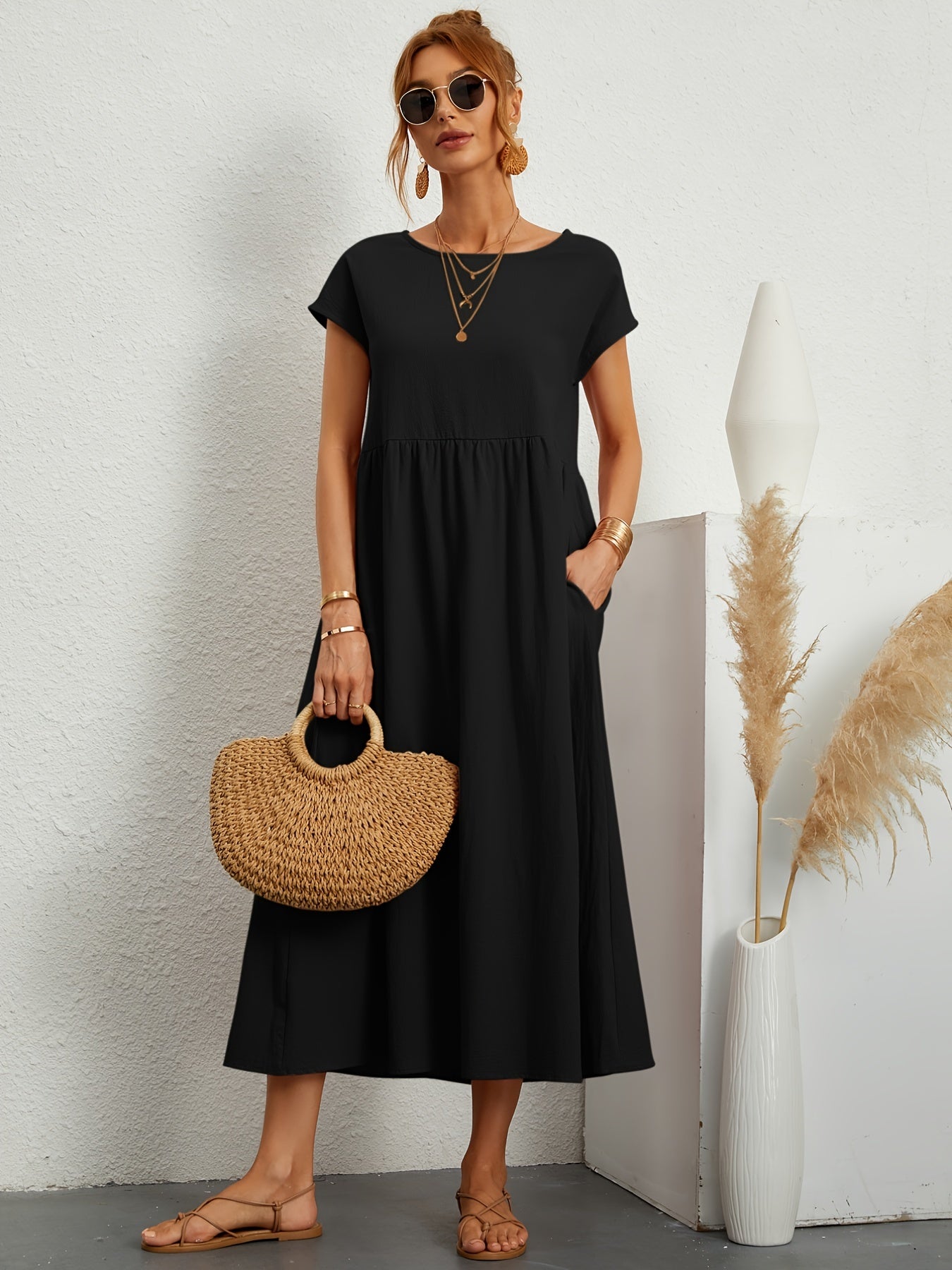 Annabeth | casual summer dress with loose pockets