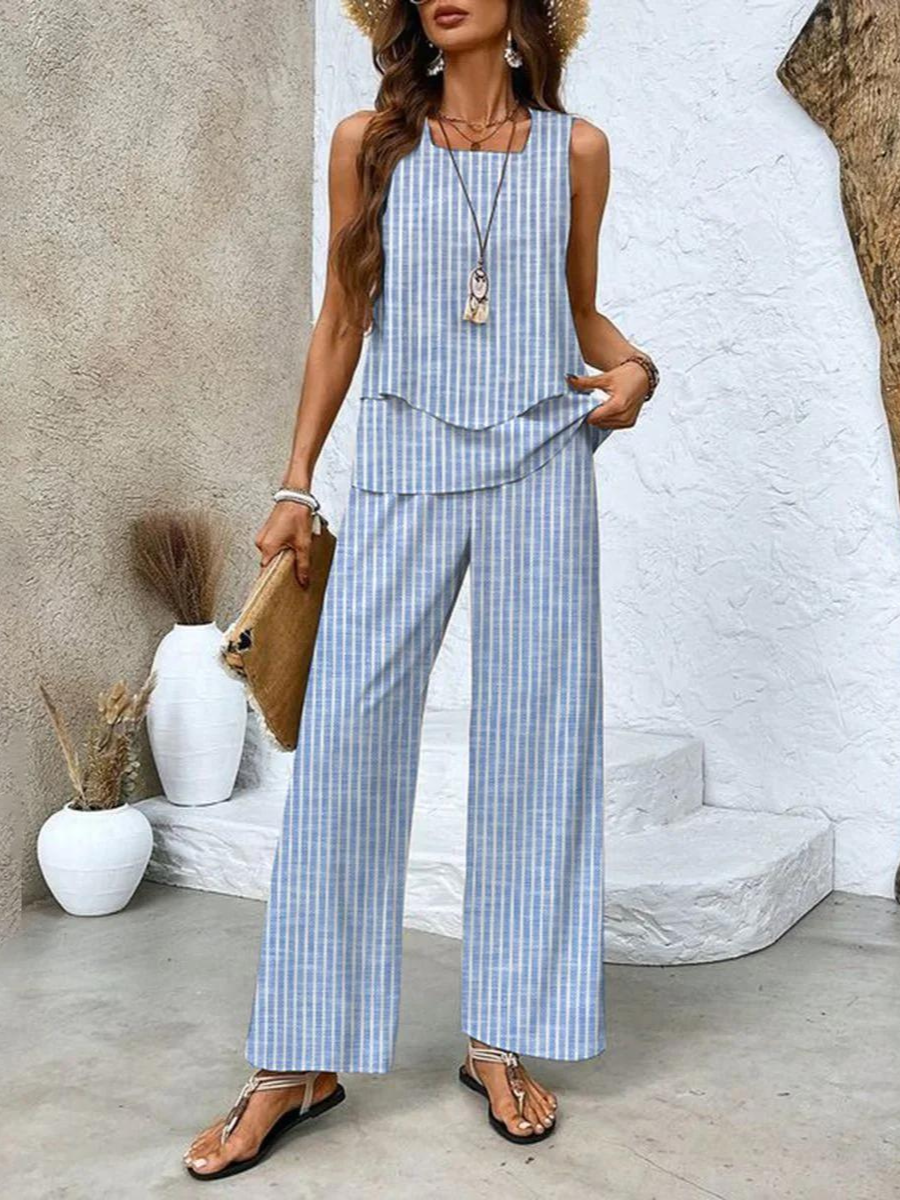 Variant image for Victoria | Women's Loungewear Set – Two Piece Summer Ensemble-31