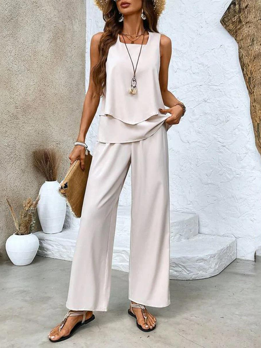 Victoria | Women's Loungewear Set – Two Piece Summer Ensemble 6