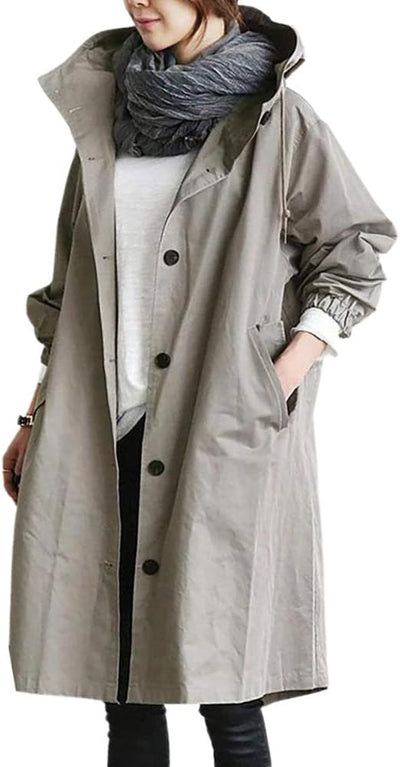 Sophia | Fashionable long trench coat