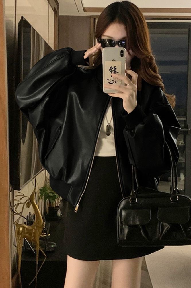 Petra | Casual oversized bomber jacket