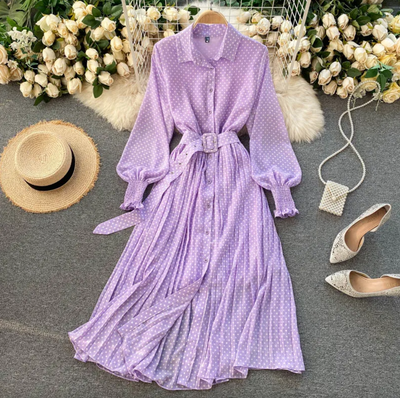 Martha | Stylish Chiffon Spring Dress