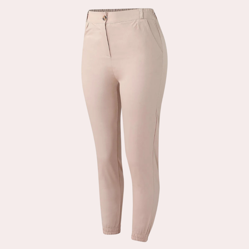 Alana | High waisted pants with stretch fabric