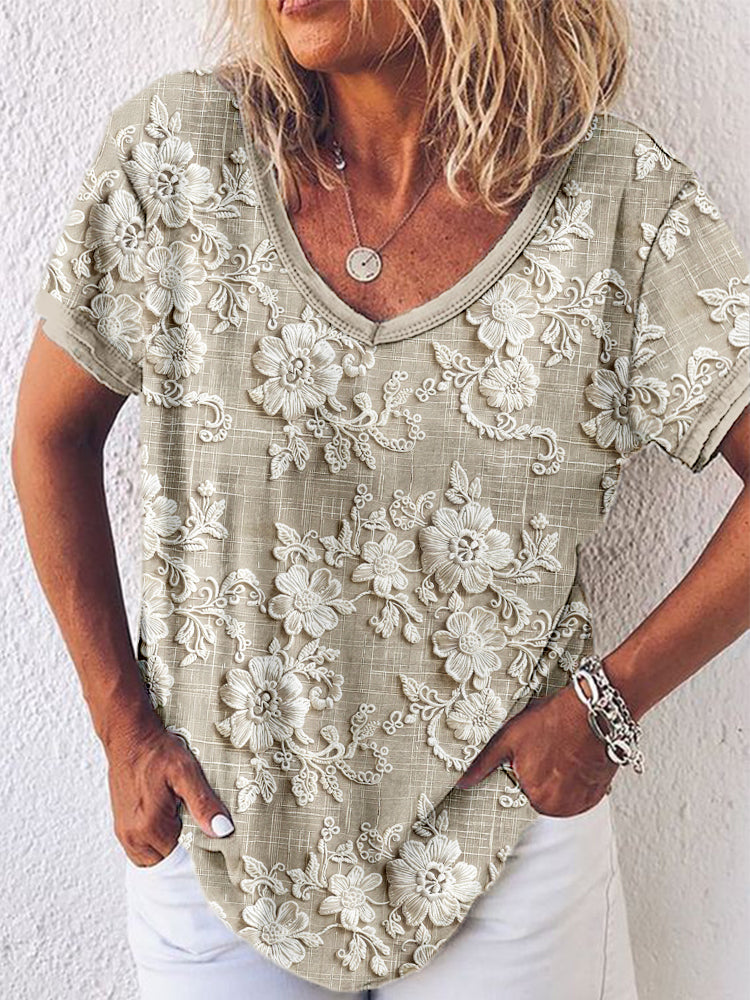 Renara | Floral Printed Women's Top – Going Out Blouse 1