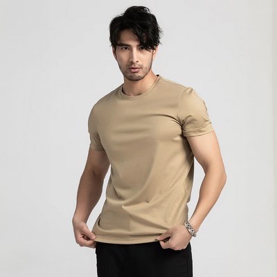 Michael | Silk half sleeve T-shirt