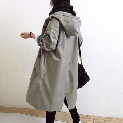 Sophia | Fashionable long trench coat